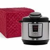 Deals 🎁 Covermates Keepsakes – Pressure Cooker Cover – Dust Protection - Stain Resistant - Washable – Appliance Cover-Red Black Quilted Polyester 🔥