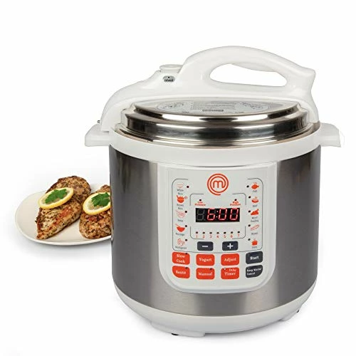 Best deal π MasterChef 13-in-1 Pressure Cooker- 6 QT Electric Digital Instant MultiPot W 13 Programmable Functions- High And Low Pressure Slow Non-Stick Pot Cooking Warmer Options, LED Display, Delay Timer, Ric π - Image 2