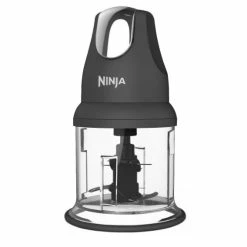 New ๐ฅฐ Ninja Food Chopper Express Chop With 200-Watt, 16-Ounce Bowl For Mincing, Chopping, Grinding, Blending And Meal Prep (NJ110GR) โจ
