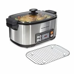 Top 10 โ Hamilton Beach 9-in-1 Slow Cooker For Sear, Saute, Steam, Rice, 6qt Nonstick Crock, Digital Electric, Stainless Steel (33065) ๐งจ