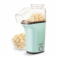 Promo 😀 DASH Hot Air Popcorn Popper Maker With Measuring Cup To Portion Popping Corn Kernels + Melt Butter, 16 Cups - Aqua 🛒