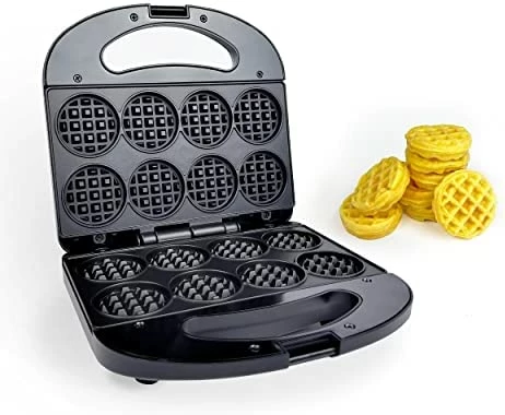 Best Sale 🌟 FineMade Mini Waffle Maker Machine, Small Waffle Bites Maker For Kids, Makes 8 X 2” Tiny Waffle Bites, Ideal For Breakfast, Snacks, Desserts And More 🤩 - Image 5