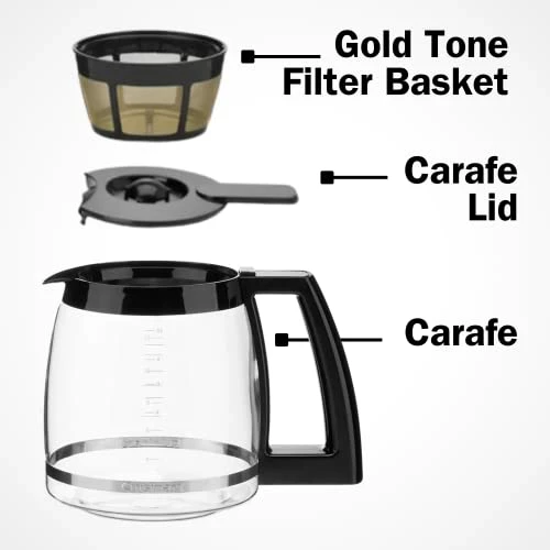 Best deal ๐ Cuisinart DGB-550BKP1 Automatic Coffeemaker Grind & Brew, 12-Cup Glass, Black โ๏ธ - Image 4