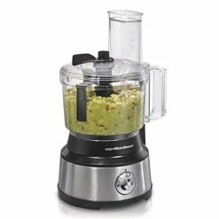 Coupon 🥰 Hamilton Beach Food Processor & Vegetable Chopper For Slicing, Shredding, Mincing, And Puree, 10 Cups - Bowl Scraper, Stainless S ⌛