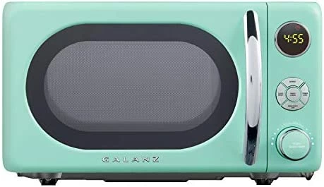 Best Pirce ๐คฉ Galanz GLCMKA07BER-07 Retro Microwave Oven, LED Lighting, Pull Handle Design, Child Lock, Bebop Blue, 0.7 Cu Ft ๐ฅ - Image 14