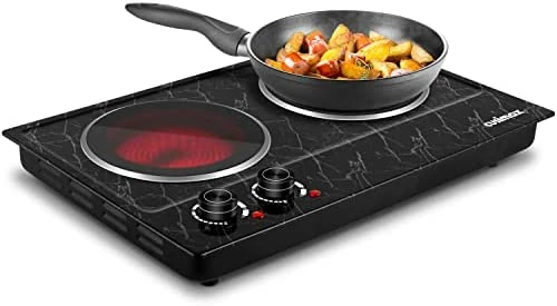 Best reviews of ๐งจ CUSIMAX Double Hot Plate For Cooking, 1800W Portable Electric Double Burners Countertop Burner Cast Iron Hot Plates Cooktop, Stainless Steel Silver Easy To Clean ๐คฉ - Image 14