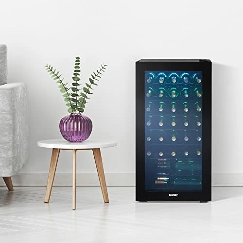 Cheap 🥰 Danby DWC036A2BDB-6 3.3 Cu. Ft. Free Standing Wine Cooler, Holds 36 Bottles, Single Zone Drinks Fridge With Glass Door-Beverage Chiller For Kitchen, Home Bar, In Black 🤩 - Image 4