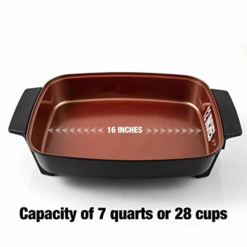 Deals β Nuwave Medley XL (16"x12") 1,500-Watt 6-in-1 Digital Skillet With Duralon Healthy Ceramic Non-Stick π§₯ Coating, Intuitive Digital Controls, Precise Temperature Control π― - Image 3