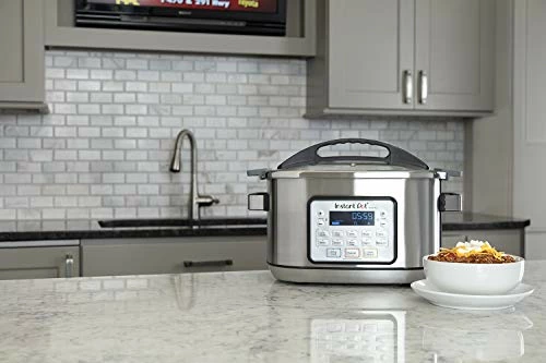 Best Sale 😍 Instant Pot Aura Pro Multi-Use Programmable Slow Cooker With Sous Vide, 8 Quart, Silver (AURA PRO 8QT) ❤️ - Image 3