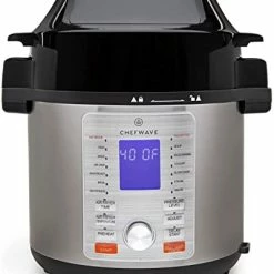 Best Pirce 🔥 ChefWave Swap Pot 12-in-1 Pressure Cooker And Air Fryer Multi-Cooker, Slow Cooker, Rice/Grain Cooker, Yogurt Maker, Saute, Steamer, Warmer, Sterilizer, Soup Maker, Air Fryer Crisp, 6 Quart ⌛