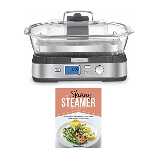 Outlet π₯° Cusinart STM-1000 CookFresh Digital Glass Steamer With Recipe Book Bundle (2 Items) π