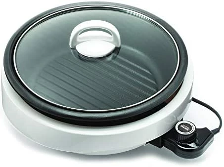 Flash Sale ๐ Aroma Housewares ASP-137 Grillet 3Qt. 3-in-1 Cool-Touch Electric Indoor Grill Portable, Dishwasher Safe, 3-Quart, Whit ๐ - Image 8
