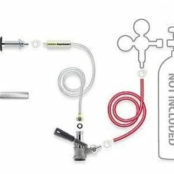 Best Sale 🥰 Learn To Brew LLC Basic Kegerator Conversion Kit For Standard Refrigerat ❤️