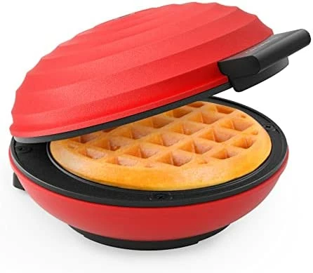 Deals โ CROWNFUL Mini Waffle Maker Machine, 4 Inch Chaffle Maker With Compact Design, Easy To Clean, Non-Stick Surface, Recipe Guide Included, Perfect For Breakfast, Dessert, Sandwich, Or Other Snacks, Aqua Red ๐ฅฐ - Image 8