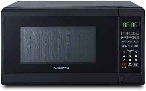 Best deal โ Farberware Compact Countertop Microwave Oven 0.7 Cu. Ft. 700-Watt With LED Lighting, Child Lock, Easy Clean Grey Interior, Whit โญ - Image 7