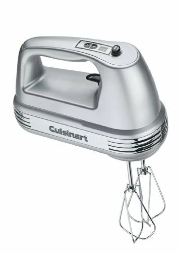 Best Sale ❤️ Cuisinart HM-90BCS Power Advantage Plus 9-Speed Handheld Mixer With Storage Case, Brushed Chrome 🎉 - Image 2