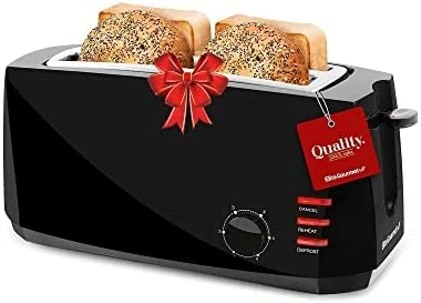 Coupon ๐ฏ Elite Gourmet ECT4829B Long Slot 4 Slice Toaster, 6 Toast Settings Toaster Defrost, Reheat, Cancel Functions, Slide Out Crumb Tray, Extra Wide Slots For Bagels Waffles, Black ๐คฉ - Image 6
