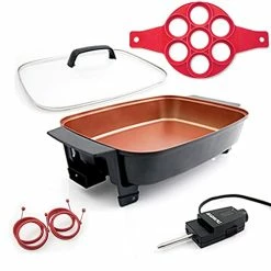 Deals ⭐ Nuwave Medley XL (16"x12") 1,500-Watt 6-in-1 Digital Skillet With Duralon Healthy Ceramic Non-Stick 🧥 Coating, Intuitive Digital Controls, Precise Temperature Control 💯