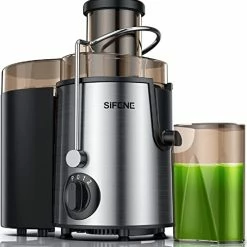 Best deal ✔️ Juicer Machine, SiFENE 3" Wide Mouth 500W Centrifugal Juicer For Vegetable And Fruit, Juice Extractor, Juice Maker Machines With 3-Speed Setting, Easy To Clean Red 👏