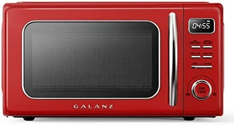 Best Pirce ๐คฉ Galanz GLCMKA07BER-07 Retro Microwave Oven, LED Lighting, Pull Handle Design, Child Lock, Bebop Blue, 0.7 Cu Ft ๐ฅ - Image 9