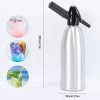Outlet ⭐ Mlijzard Soda Siphon Sturdy Prime 1L Durable High Grade Soda Siphon Soda Maker Seltzer Water Maker For Home Kitchen (Sliver) 💯