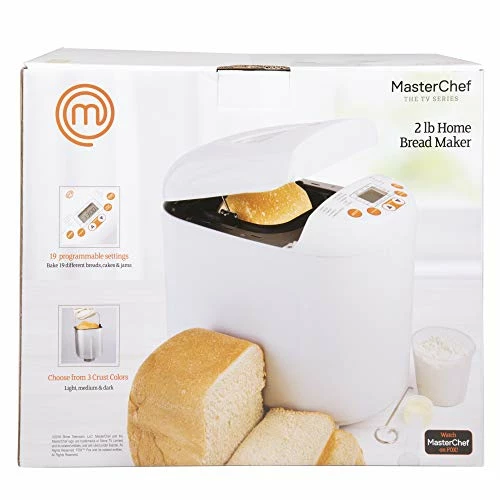 Flash Sale ❤️ MasterChef Bread Maker- 2-Pound Programmable Machine W 19 Settings And 13-Hour Delay Timer- FREE Recipe Guide Included 🧨 - Image 6
