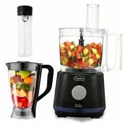 Buy 👍 CYETUS 8-in-1 Large Digital Food Processors , CYK3601, Vegetable Chopper For Chopping, Pureeing, Mixing, Shredding And Slicing, 8-Cup, 1.5L Blender Jug, With A 48oz Juicer, 600ml Water Bottle 🎉