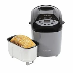 Discount 🤩 West Bend Hi-Rise Bread Maker Programmable Horizontal Dual Blade With 12 Programs Including Gluten Free, 3-Pound, Gray 😀