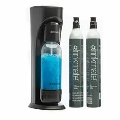 Best reviews of ✨ Drinkmate OmniFizz Sparkling Water And Soda Maker, Carbonates Any Drink, Bubble Up Bundle - Includes Two 60L CO2 Cylinders, One Carbonation Bottle, And Fizz Infuser - Matte Blac 🌟