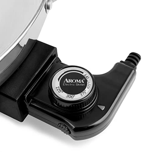 Budget π Aroma Housewares AFP-1600S Gourmet Series Stainless Steel Electric Skillet 11.8 Inches π - Image 3