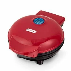 Coupon 🌟 DASH Mini Maker Portable Grill Machine + Panini Press For Gourmet Burgers, Sandwiches, Chicken + Other On The Go Breakfast, Lunch, Or Snacks With Recipe Guide - Red 👏