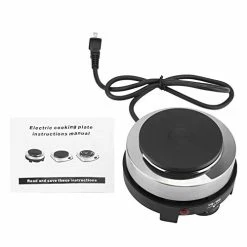 Cheap 😉 Yosoo Mini Electric Heater Stove, 500W 5.6 Inch Round Hot Plate Portable Countertop Burner For Ceramic Glass Kettle Single Plate Cooktop, Easy To Clean Multifunction Home Kitchen Hot Burner(110V Black) 🥰
