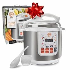 Best deal 😉 MasterChef 13-in-1 Pressure Cooker- 6 QT Electric Digital Instant MultiPot W 13 Programmable Functions- High And Low Pressure Slow Non-Stick Pot Cooking Warmer Options, LED Display, Delay Timer, Ric 😉