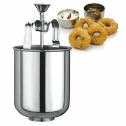 Coupon 😉 WhopperIndia Stainless Steel Doughnut, Donut And Meduvada Maker For Perfectly Shaped And Crispy ✨