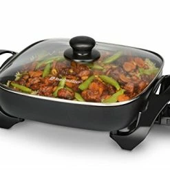 Hot Sale 🥰 Toastmaster TM-11SK Skillet With Glass Lid, 11", Black ✨