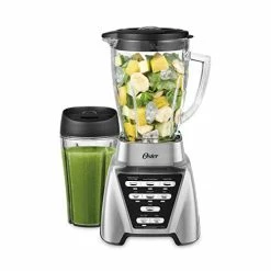 Budget 🥰 Oster Blender | Pro 1200 With Glass Jar, 24-Ounce Smoothie Cup, Brushed Nickel 🤩