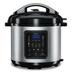 Coupon 😉 Beizuzu Electric Pressure Cooker 9-in-1, 6-qt Multi-Functional Built-in Programs Pressure Pot, 10+ Safety-Features Multicooker, Slow Cooker, Rice Cooker, Steamer, Sauté, Yogurt Maker, Warmer & Sterilizer W/ Measuring Cup & Stainless Steel Rack 🔥