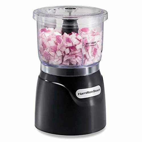 Flash Sale π Hamilton Beach Electric Vegetable Chopper & Mini Food Processor, 3-Cup, 350 Watts, For Dicing, Mincing, And Puree, Black (72850) β