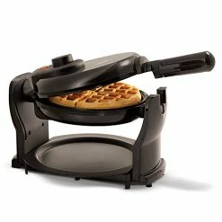 Discount ⭐ BELLA Classic Rotating Non-Stick Belgian Waffle Maker, Perfect 1" Thick Waffles, PFOA Free Non Stick 🧥 Coating & Removable Drip Tray For Easy Clean Up, Browning Control, Black 😀