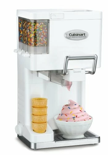Wholesale โญ Cuisinart ICE-45 Mix It In Soft Serve 1-1/2-Quart Ice Cream Maker, White (Renewed) โญ - Image 2