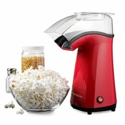 Wholesale 🌟 Nostalgia Hot-Air Electric Popcorn Maker, 12 Cups, Healthy Oil Free Popcorn With Measuring Scoop, Red 💯