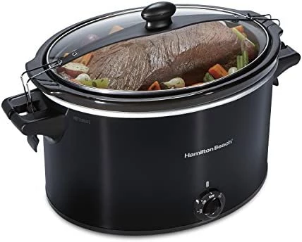 Outlet ๐งจ Hamilton Beach Slow Cooker, Extra Large 10 Quart, Stay Or Go Portable With Lid Lock, Dishwasher Safe Crock, Black (33195) ๐ - Image 7