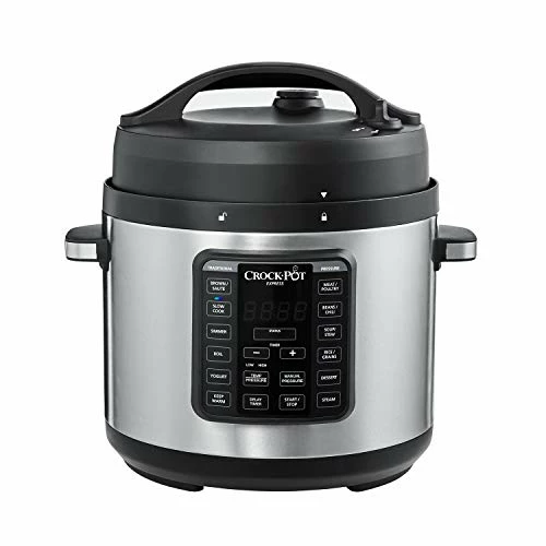 Best deal 🎉 Crock-Pot 2100467 Express Easy Release | 6 Quart Slow, Pressure, Multi Cooker, Stainless Steel ⌛