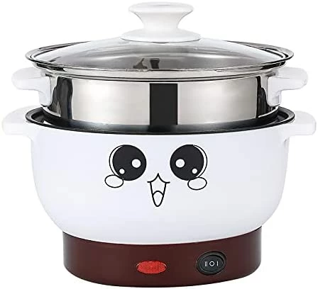 Discount ⌛ Electric Skillet, FanCheng 4-in-1 Multifunction Electric Cooker Skillet For Cooking Steaming Boiling Stewing And Braising, Non-Stick Stainless Steel Electric Grill Pot With Lid (3.2L, Without Steamer) 👍 - Image 10