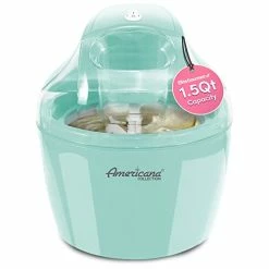 Top 10 🧨 Elite Gourmet Americana EIM-1400M 1.5 Qt Freezer Bowl Automatic Easy Homemade Electric Ice Cream Maker, Ingredient Chute, On/Off Switch, No Salt Needed, Creamy Ice Cream, Gelato, Frozen Yogurt, Sorbet, Recipe Book 💯