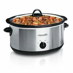 Cheapest π€© Crock-Pot 7-Quart Oval Manual Slow Cooker | Stainless Steel (SCV700-S-BR) β