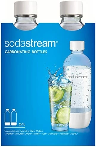 Best reviews of ๐คฉ SodaStream Dishwasher Safe 1L Classic DWS Carbonating Bottle White (twinpack), Pack Of 2 ๐ - Image 7