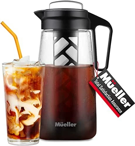 Wholesale π MUELLER HOME Mueller Cold Brew Coffee Maker, 2-Quart Heavy-Duty Tritan Pitcher, Iced Coffee Maker And Tea Brewer With Easy To Clean Reusable Mesh Filter π - Image 6