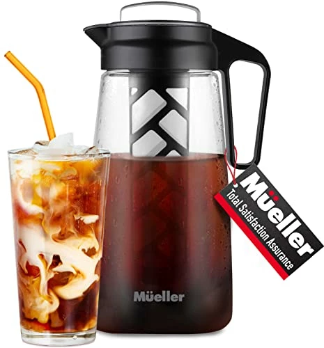 Wholesale π MUELLER HOME Mueller Cold Brew Coffee Maker, 2-Quart Heavy-Duty Tritan Pitcher, Iced Coffee Maker And Tea Brewer With Easy To Clean Reusable Mesh Filter π