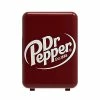 Discount 🧨 CURTIS MIS135DRP DR. Pepper Mini Portable Compact Personal Fridge Cooler, 4 Liter Capacity, 6 Cans, Makeup, Skincare, Freon-Free & Eco Friendly, Maroon 💯